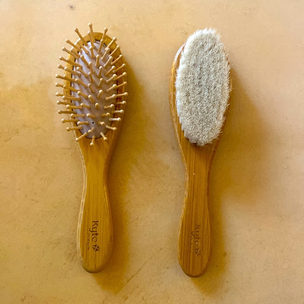 Kyte Baby Bamboo Brush Set Comb Not Included - Picture 2 of 5